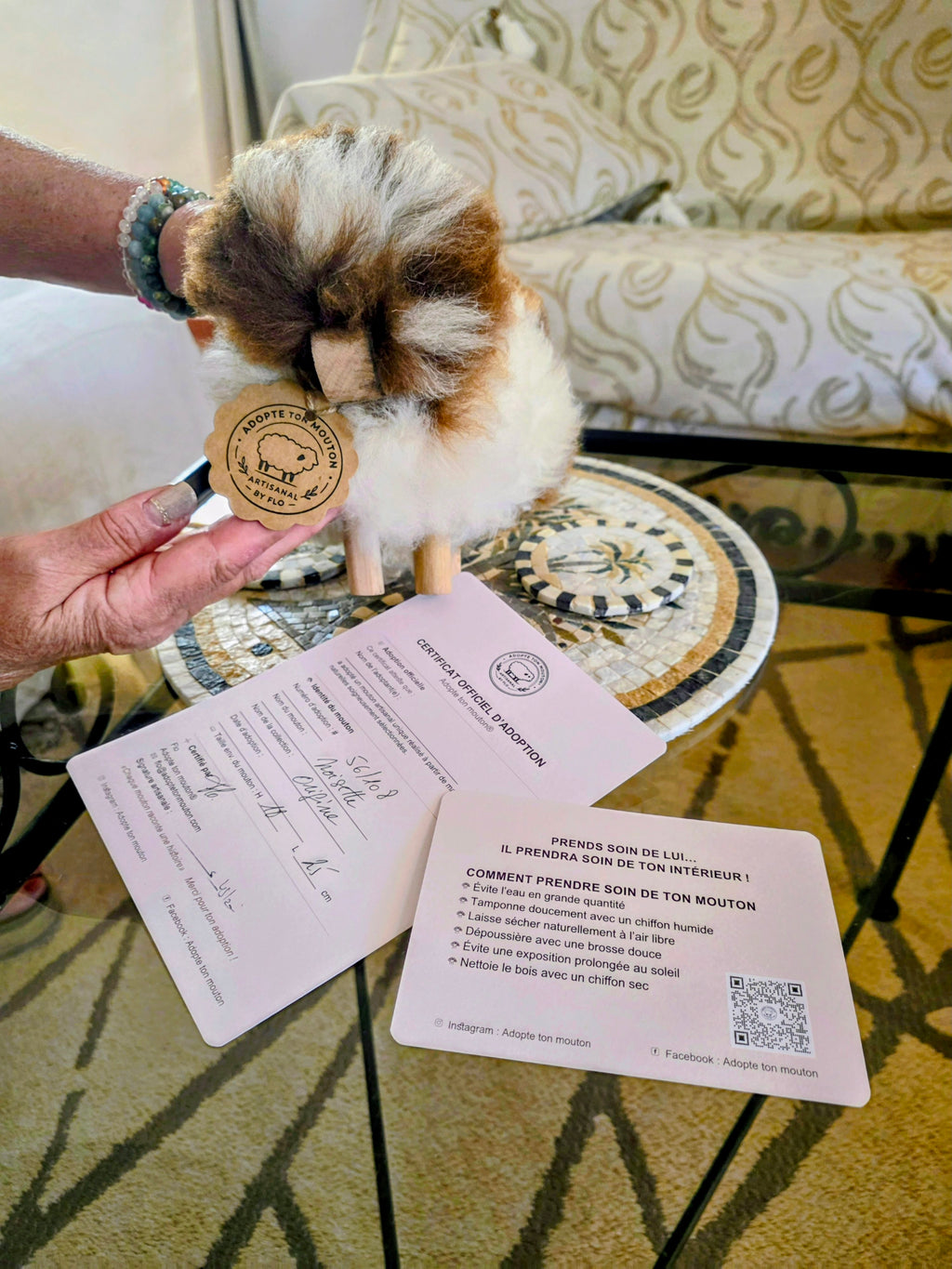 🐑 Adopte ton mouton – objet décoratif artisanal personnalisé