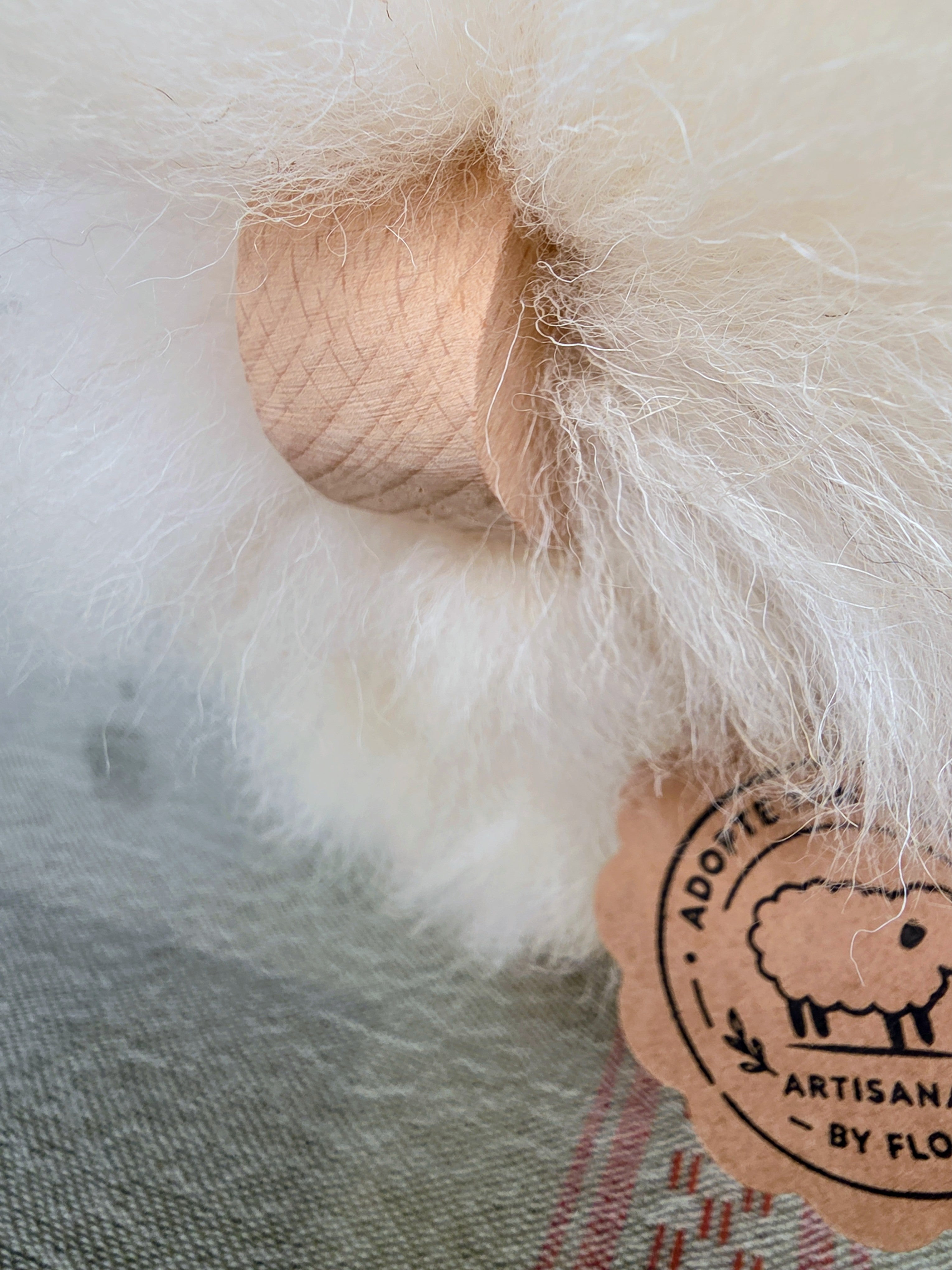 Adopte ton mouton - Mouton décoratif en peau recyclée * Collection ORIGINE