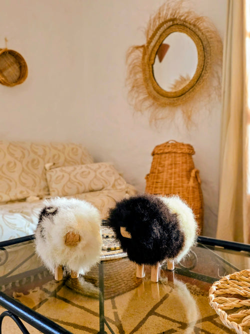 Adopte ton mouton - Mouton décoratif en peau recyclée * Collection ORIGINE