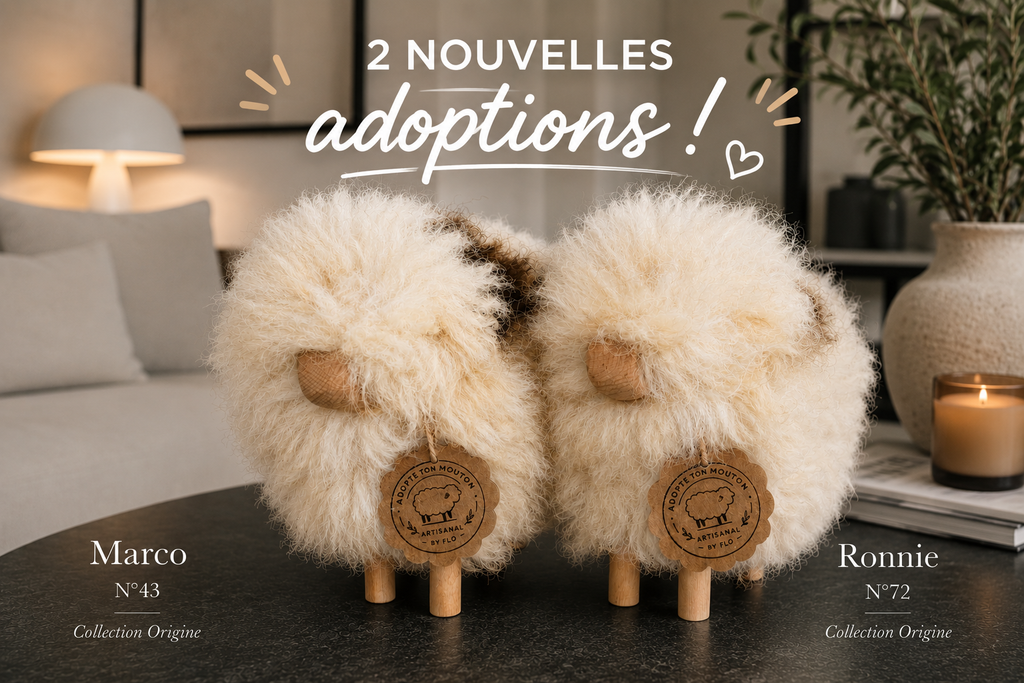 🐑 Adopte ton mouton – objet décoratif artisanal personnalisé