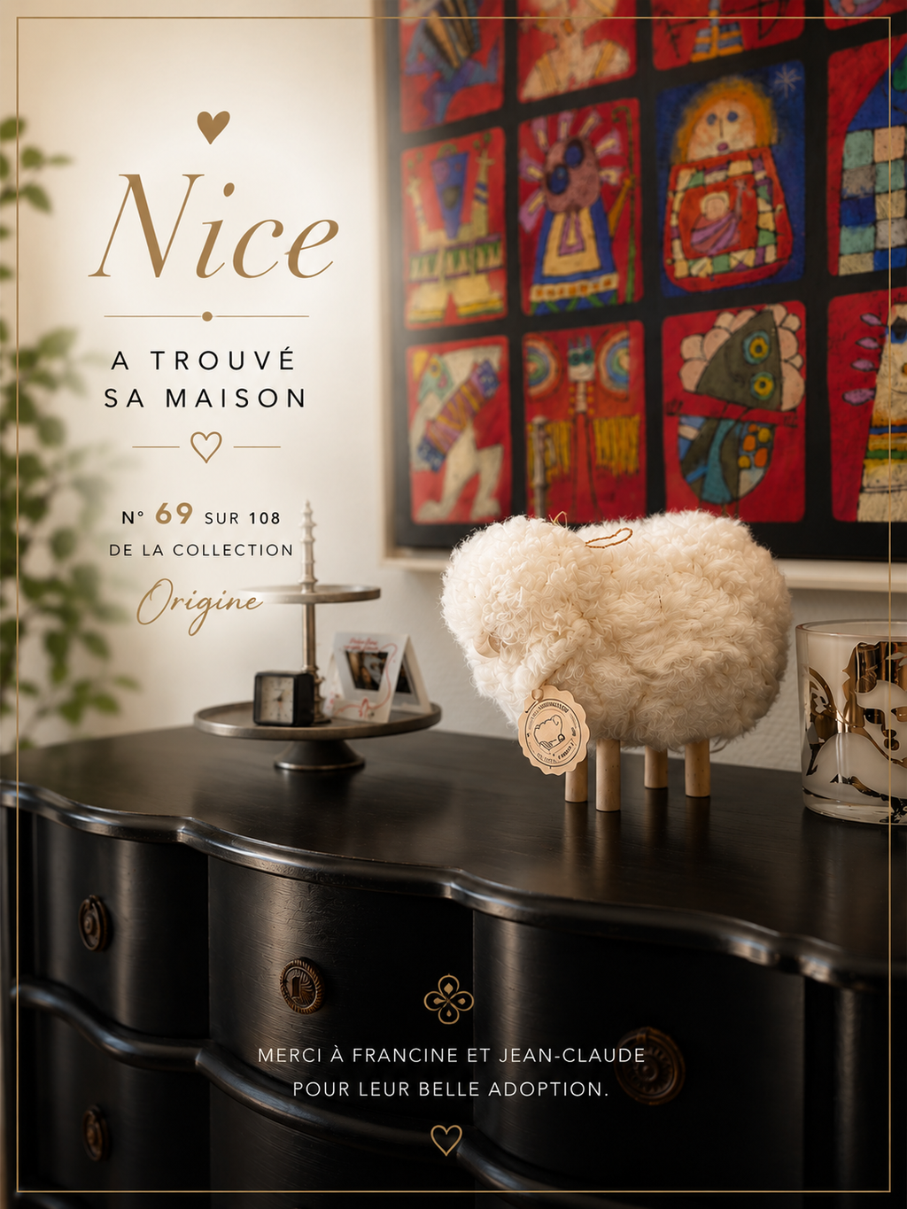 🐑 Adopte ton mouton – objet décoratif artisanal personnalisé