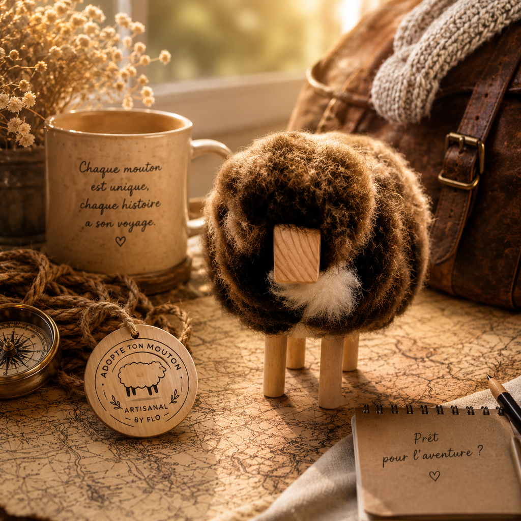 🐑 Adopte ton mouton – objet décoratif artisanal personnalisé